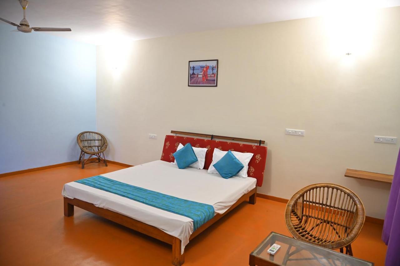 Les Boganveillea Heritage Guest House Auroville Exteriör bild